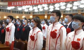 苏翊鸣戴奖牌参加表彰大会 苏翊鸣戴奖牌参加表彰大会